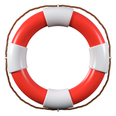 3D cankurtaran çizimi ya da simgesi, web, uygulama ve daha fazlası için kullanılabilir.