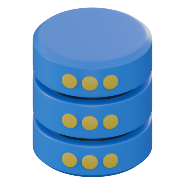 Veritabanının 3 boyutlu çizimi, teknoloji 3 boyutlu elementler, görüntüleme. Herhangi bir amaç için kullanılabilir..
