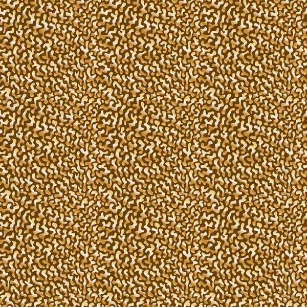 暗褐色の背景に金属の輝きを持つ黄金の斑点からのベクトルシームレスなパターン — ストックベクタ