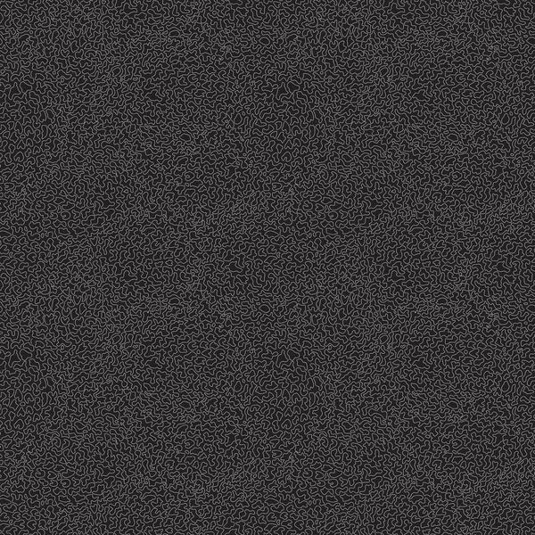 带有黑色背景上灰色等高线点的矢量无缝图案 — 图库矢量图片