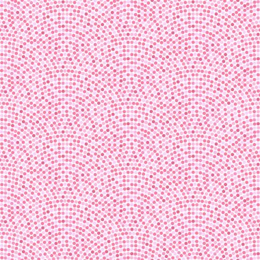 Geometrik balık ölçekli kusursuz dalgalı desenli vektör. Beyaz arka planda pembe mor konfeti. Yelpaze şeklinde çelenkler 