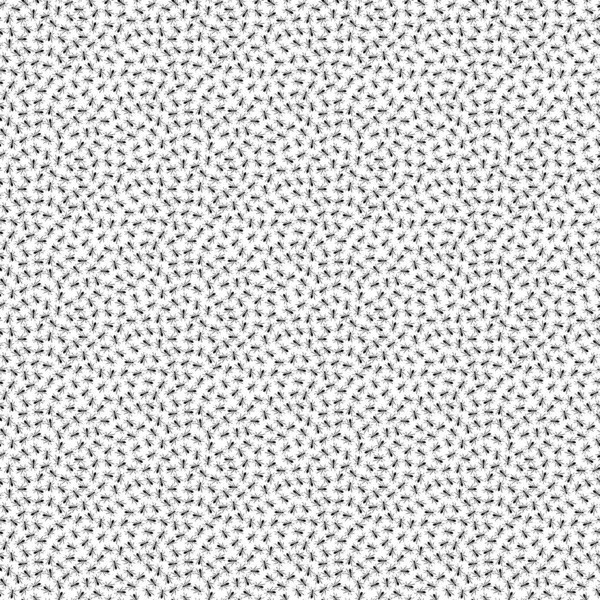 Naadloos Patroon Van Klein Zwart Mierensilhouet Een Witte Achtergrond — Stockfoto