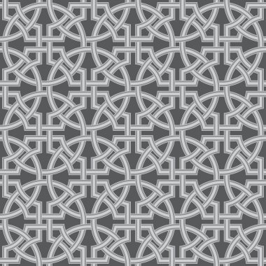 Vektör geometrik gri, siyah ve beyaz pürüzsüz desen 