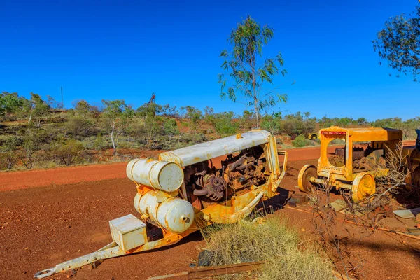 Máquinas Oxidadas Para Excavación Oro Battery Hill Mining Center Tennant — Foto de Stock