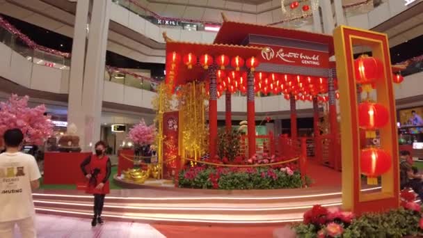 Kuala Lumpur Malaysia January 2023 2023 Chinese New Year Which — 비디오