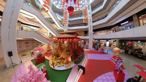 Sky Avenue Shopping Mall Kuala Lumpur Genting Highlands Malaysia January — Vídeo de stock