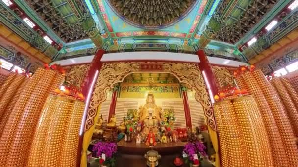 Kuala Lumpur Malaysia January 2023 Thean Hou Temple Lies Internal — Vídeos de Stock