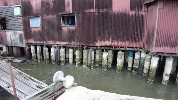 George Town Malaysia Jan 2023 Chew Jetty Renowned Historic Chinese — Vídeo de Stock