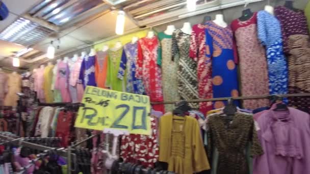 马来西亚吉隆坡 2023年1月 周杰路市场是任何想体验文化和正装的人的去处 — 图库视频影像