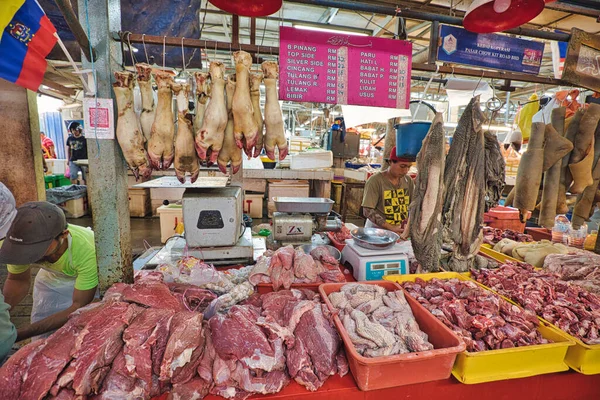 Kuala Lumpur Malaysia Jan 2023 Downtown Chow Kit Road Market — Stock Photo, Image