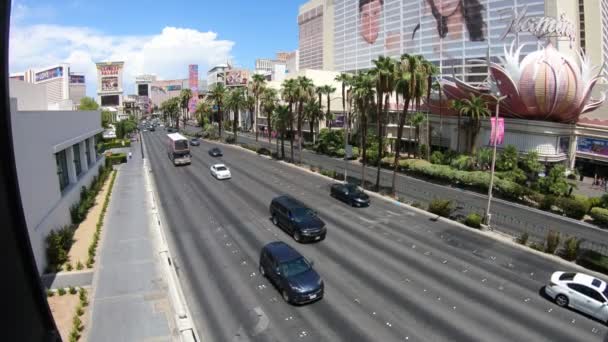Las Vegas Nevada Verenigde Staten Augustus 2018 Uitzicht Las Vegas — Stockvideo