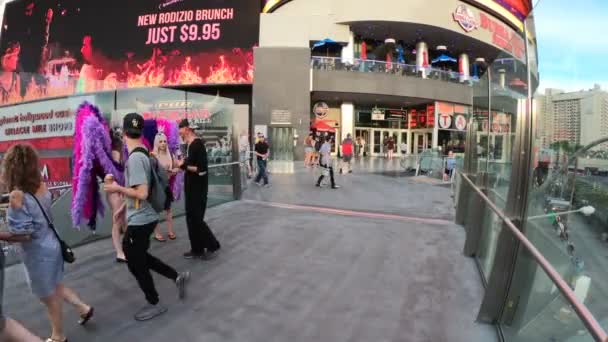 Las Vegas Nevada Abd Ağustos 2018 Showgirls Las Vegas Eğlence — Stok video