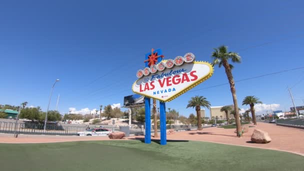 Las Vegas Nevada Verenigde Staten September 2018 Het Populaire Las — Stockvideo