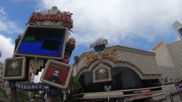Las Vegas Nevada Estados Unidos Ago 2018 Animado Vibrante Casino — Vídeo de stock