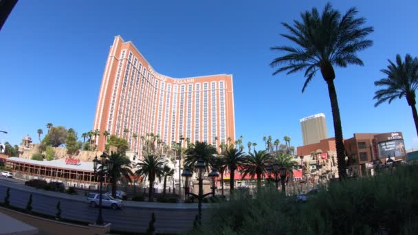 Las Vegas Сша Aug 2018 Казино Острова Скарбів Лас Вегасі — стокове відео