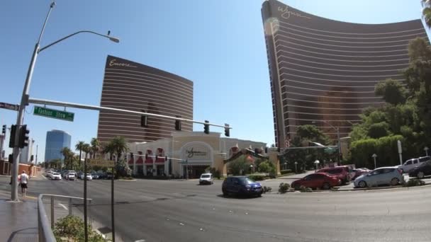 Las Vegas Nevada Usa August 2018 Das Wynn Hotel Casino — Stockvideo