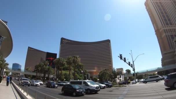 Las Vegas Nevada Estados Unidos Agosto 2018 Wynn Hotel Casino — Vídeo de Stock