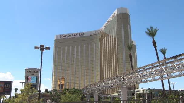 Las Vegas Nevada Verenigde Staten Aug 2018 Mandalay Bay Een — Stockvideo
