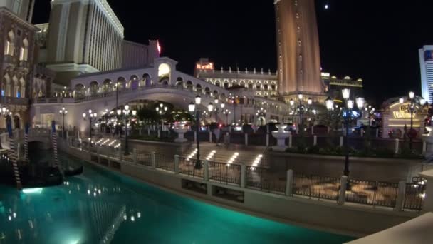 Las Vegas Nevada Usa Ago 2018 Rinomato Hotel Casinò Veneziano — Video Stock