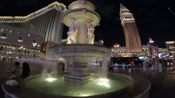 Las Vegas Nevada Usa Aug 2018 Das Venezianische Casino Ist — Stockvideo