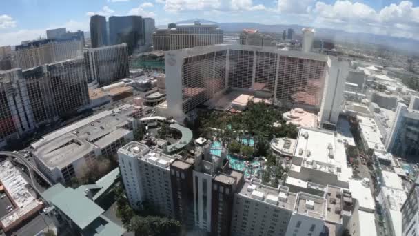 Las Vegas Usa Srpen 2018 High Roller Ferris Kolo Poskytuje — Stock video