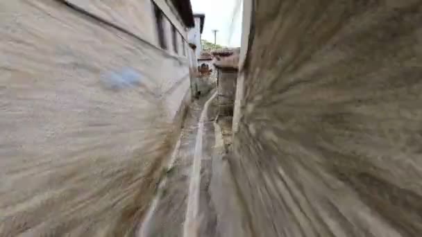 Hyper Lapse Berat Służy Jako Brama Atrakcji Przyrodniczych Tym Pobliskiej — Wideo stockowe