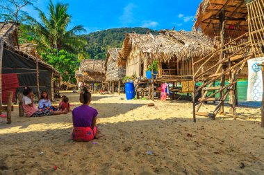 Surin Adaları, Phang Nga, Tayland - 3 Ocak 2016: A Slice of Paradise, Ko Surin Deniz Ulusal Parkı, Kuzey Phuket, Andaman Denizi.