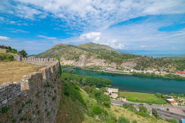 Rozafa Castle Shkoder Albania Captivating Historical Landmark Steeped Legend Ancient — Stock Photo, Image