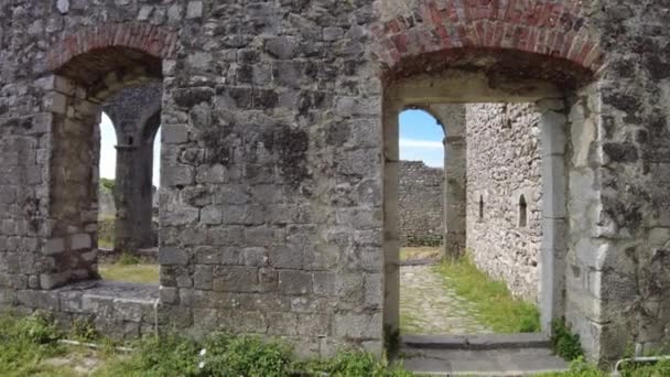 Rozafa Castle Testament Albanias Rich History Architectural Heritage Visitors Can — Videoclip de stoc