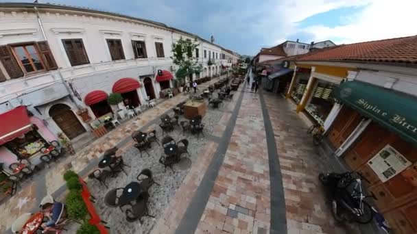 Shkoder Albania May 2023 Shkoder Also Known Shkodra Historic Town — Stock Video