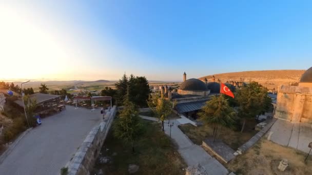 Seyitgazi Turbesi Mosque Located Turkey Close Eskisehir City Historic Mausoleum — Stock Video