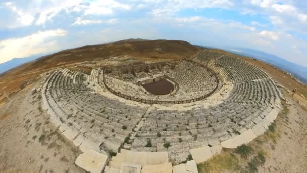 Los Visitantes Laodicea Turquía Pueden Explorar Sus Ruinas Bien Conservadas — Vídeos de Stock