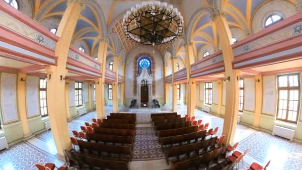 Edirne Törökország 2023 Augusztus Edirne Nagy Zsinagóga Más Néven Nagy — Stock videók