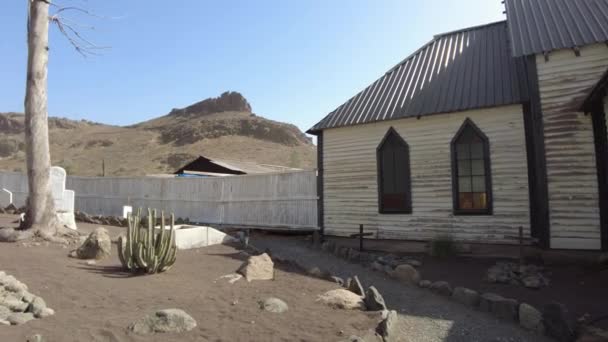 Gran Canaria April 2023 Begraafplaats Van Sioux City Bevat Grafstenen — Stockvideo