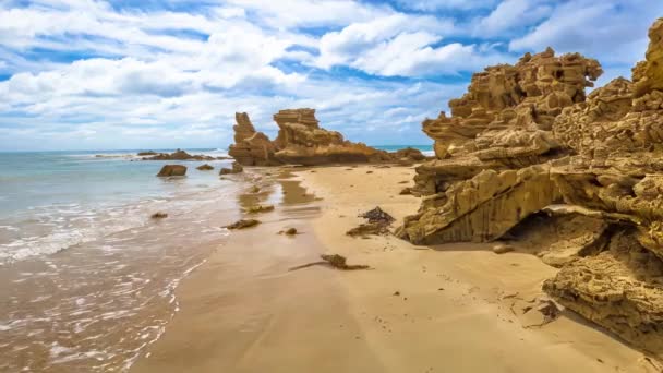 Point Roadknight Kiosk Playa Anglesea Great Ocean Road Victoria Australia — Vídeos de Stock