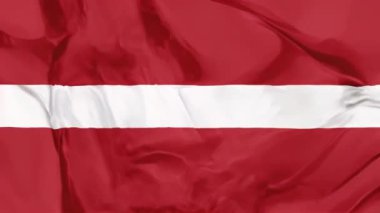 3d arka planda bayrak sallayarak Ulusal Letonya.