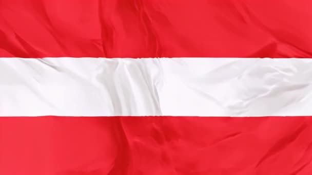 背景で旗を振って国家オーストリア — ストック動画