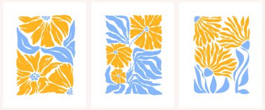 Soyut harika Y2K arkaplan seti. Moda retro-psychedelic 2000 tarzı taşıyıcı posterleri. Estetik hippi. Şirin kız tasarımı.