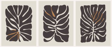 Soyut moda çiçekli afiş Y2K. Modern trend minimalist tarzı. Duvar kağıdı, duvar dekoru, kumaş, kartpostal, kapak, şablon, pankart için el çizimi.