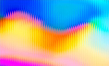 Gradyan çok renkli. Vektör cam tanecikli bulanık neon renkleri. Kapaklar, duvar kağıtları, markalaşma ve diğer projeler için. Pankart, duvar kağıdı, şablon, baskı için çok renkli cam dokusu.