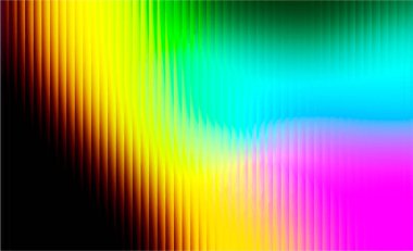 Mavi, sarı, pembe ve mor renkte dalgalanma efektiyle renkli bir arkaplan estetik bir zemin oluşturur