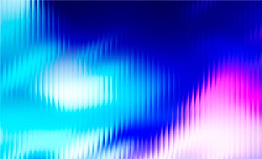 Mavi, sarı, pembe ve mor renkte dalgalanma efektiyle renkli bir arkaplan estetik bir zemin oluşturur