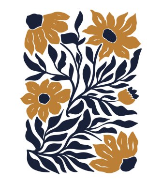 El çizimi vektör çizimi. Halk çizimi çiçekli harika 2000 'lik set. Moda retro-psychedelic 2000 tarzı taşıyıcı posterleri. Estetik hippi. Şirin kız tasarımı.