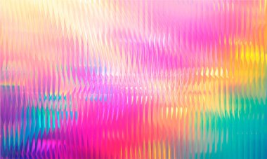 Gradyan çok renkli. Vektör cam tanecikli bulanık neon renkleri. Kadın yüzü. Pankart, duvar kağıdı, şablon, baskı için çok renkli cam dokusu.