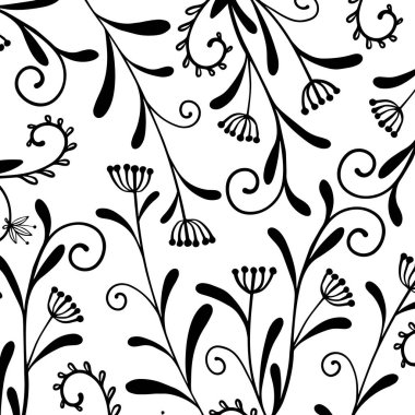 Çiçek yaprakları arka plan desen