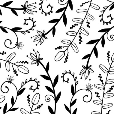 Çiçek yaprakları arka plan desen