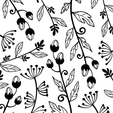 Çiçek yaprakları arka plan desen