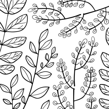 Çiçek yaprakları arka plan desen