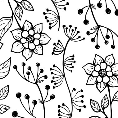 Çiçek yaprakları arka plan desen