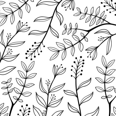 Çiçek yaprakları arka plan desen